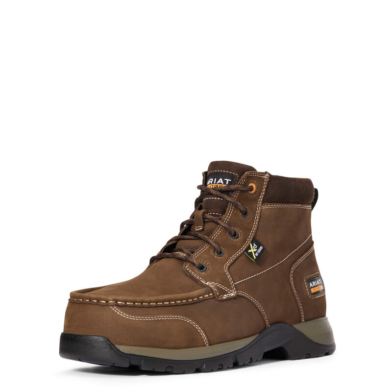 Ariat Edge Lte Chukka Metguard Composite Toe - Miesten TummanRuskea Työsaappaat ( BLJGOH-942 )